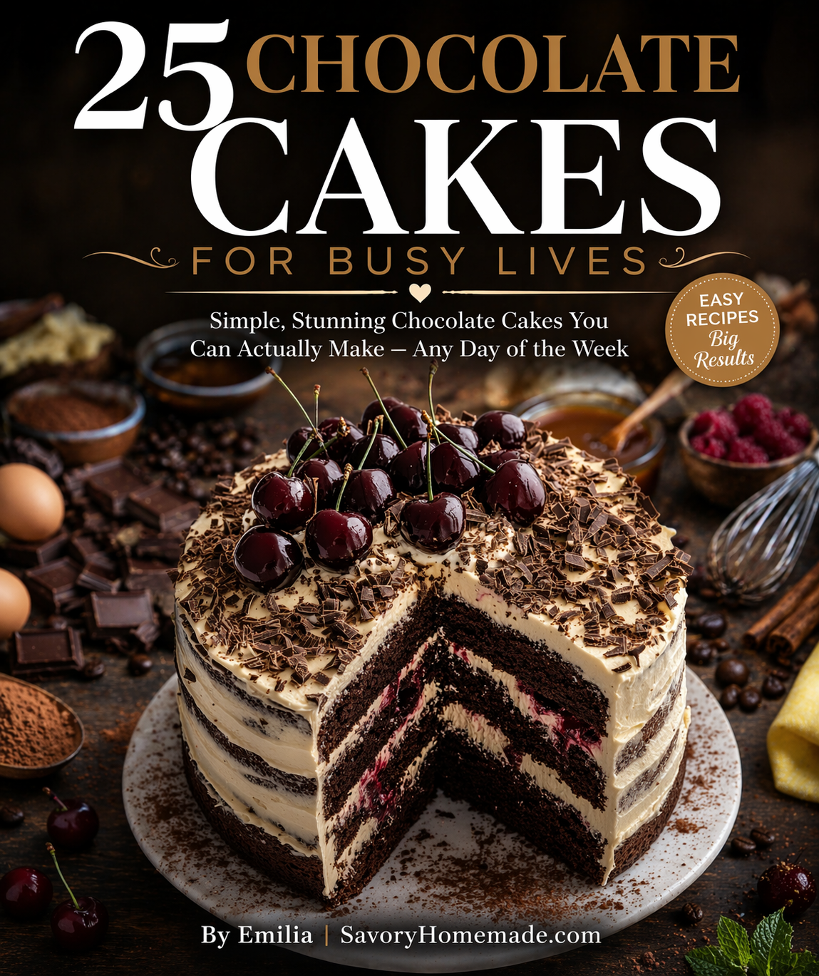 25 Easy Chocolate Cake Recipes (Quick, Delicious & Foolproof)