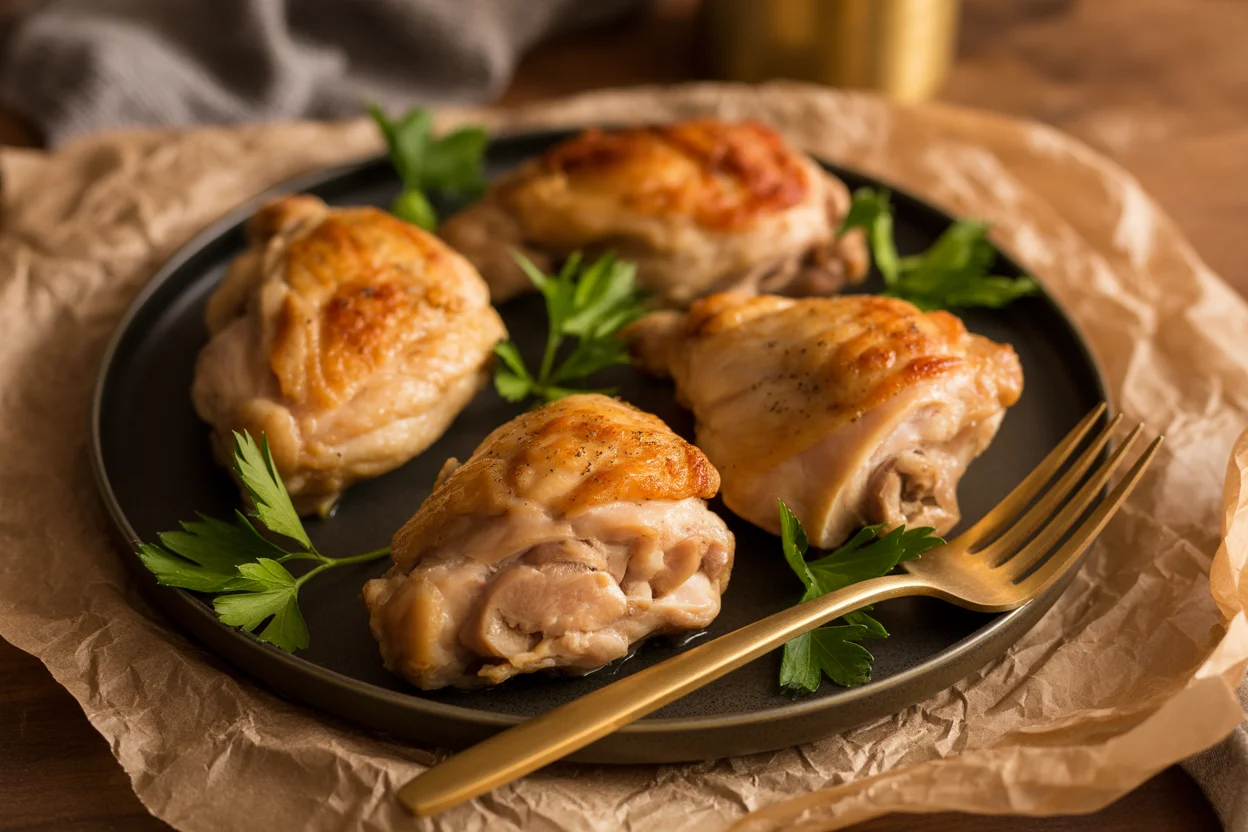 Crispy Hot Honey Chicken Thighs
