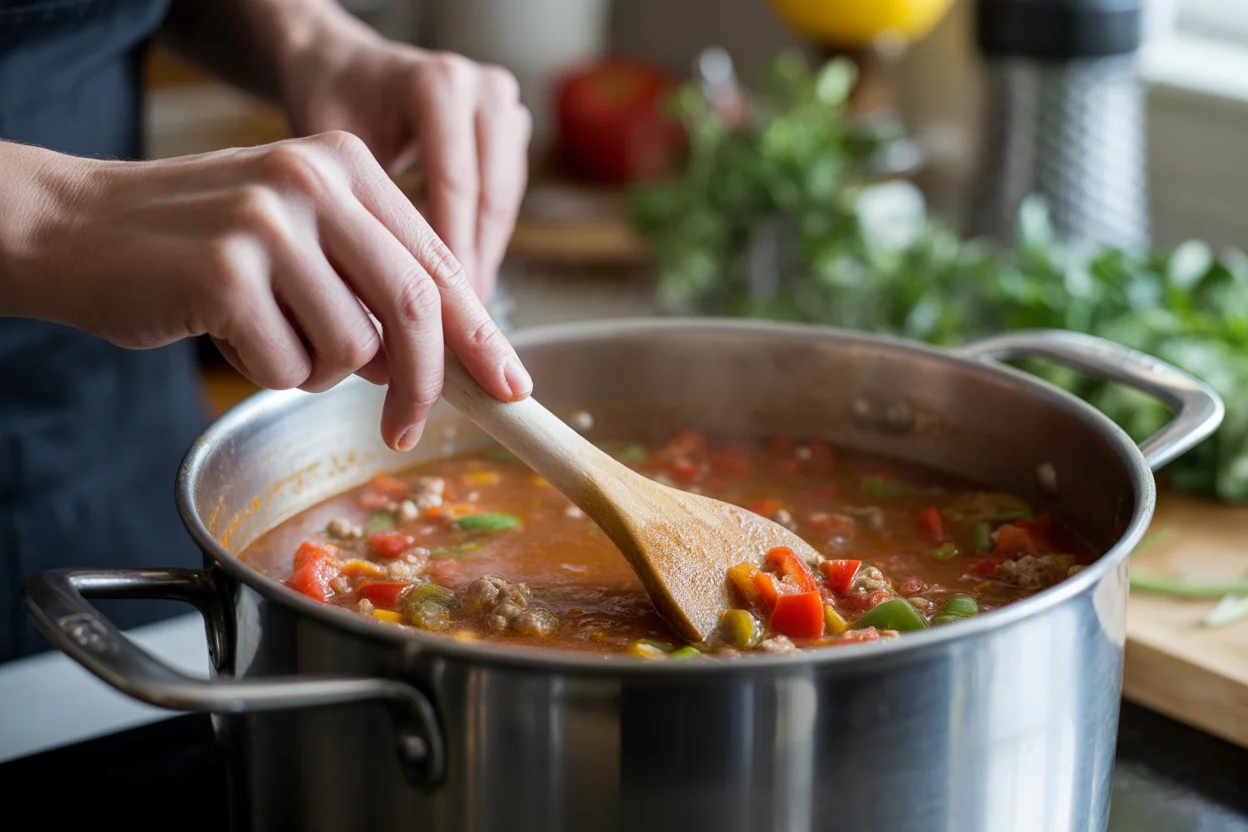 Slow Cooker Italian Sausage Soup