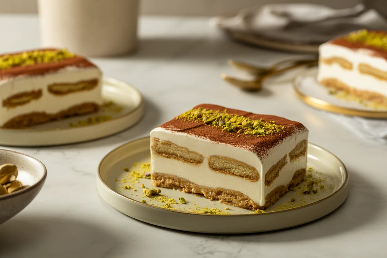 Pistachio Tiramisu Delight