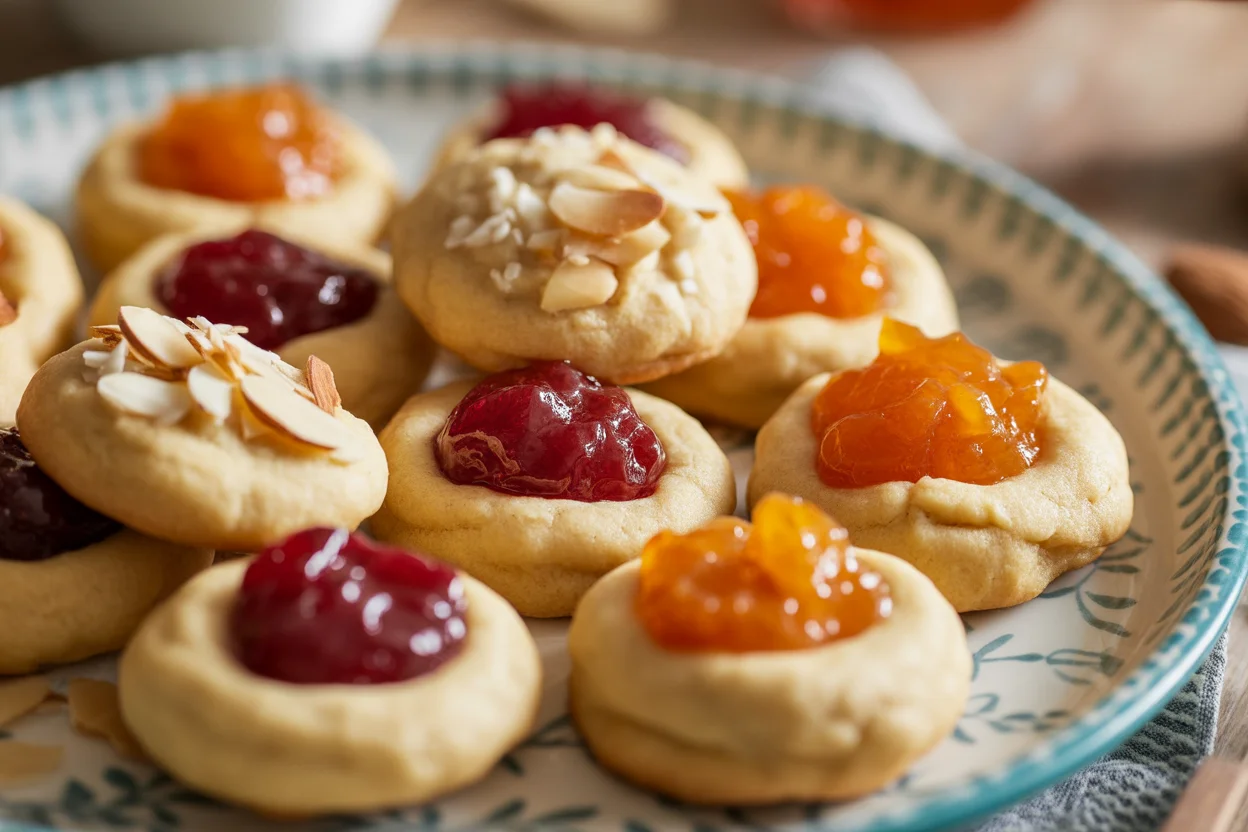 Deliciously Festive Gluten-Free Eggnog Thumbprint Cookies
