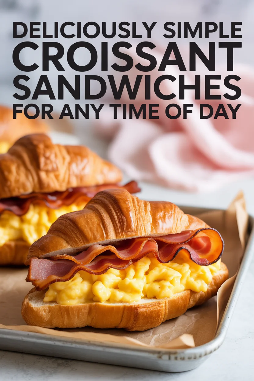 Deliciously Simple Croissant Sandwiches for Any Time of Day