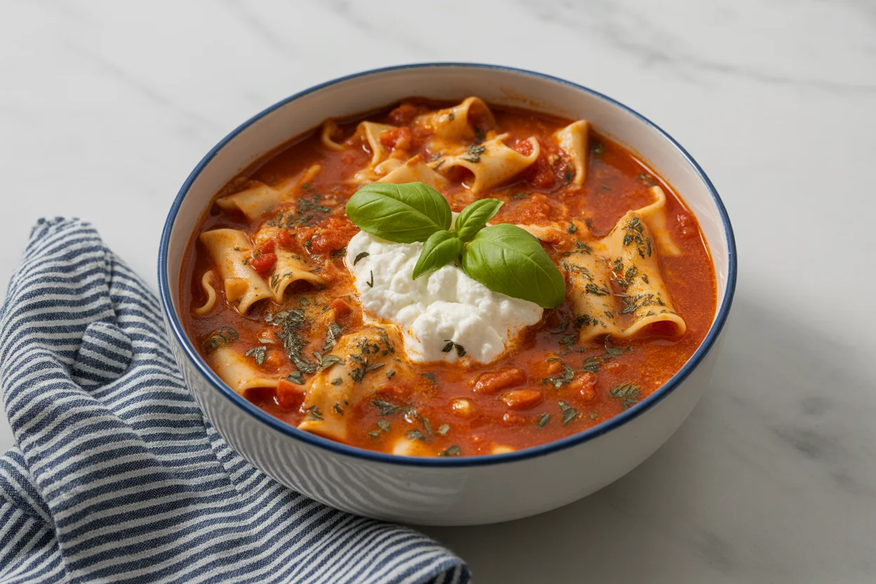 Lasagna Soup