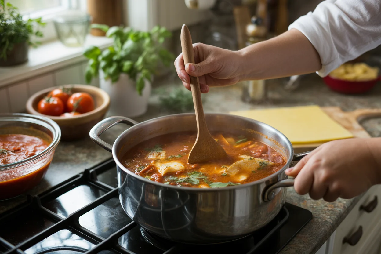 Lasagna Soup