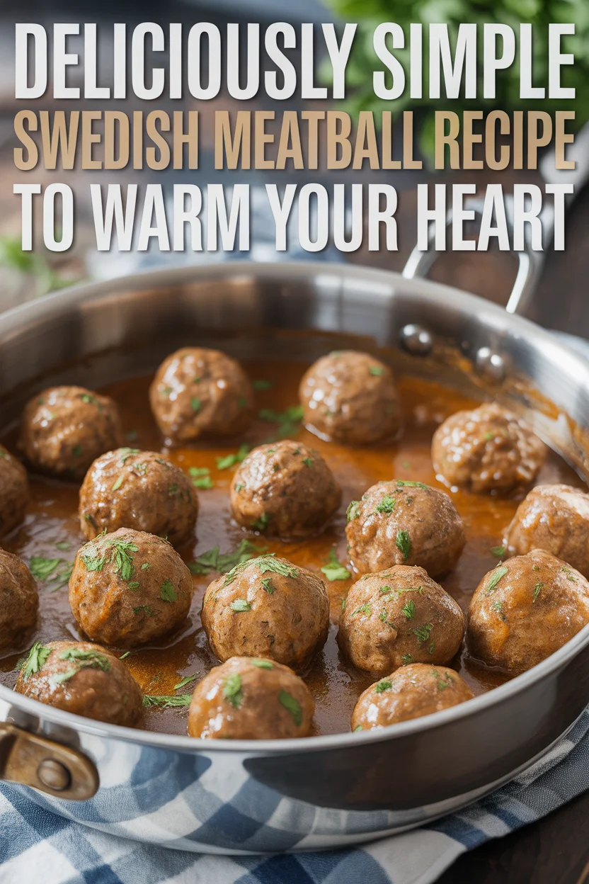 Deliciously Simple Swedish Meatball Recipe to Warm Your Heart 33 swedish meatball recipe