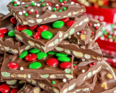 Delicious Christmas Crack with saltine crackers, toffee, and chocolate for the holidays.