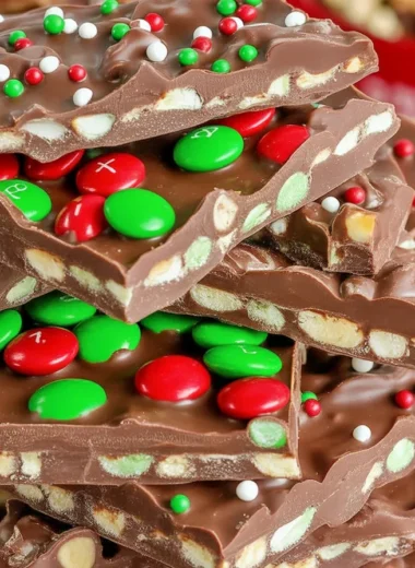 Delicious Christmas Crack with saltine crackers, toffee, and chocolate for the holidays.