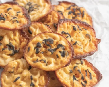 Crispy and nutritious Cottage Cheese Chips, a must-try high-protein snack.
