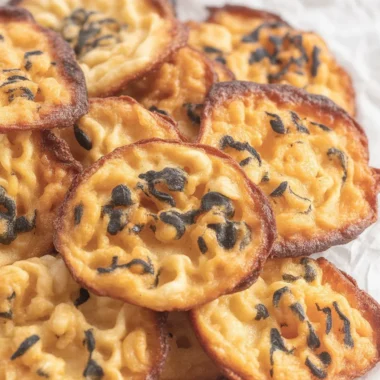 Cottage Cheese Chips: A Tasty Snack You’ll Love 40 Crispy and nutritious Cottage Cheese Chips, a must-try high-protein snack.