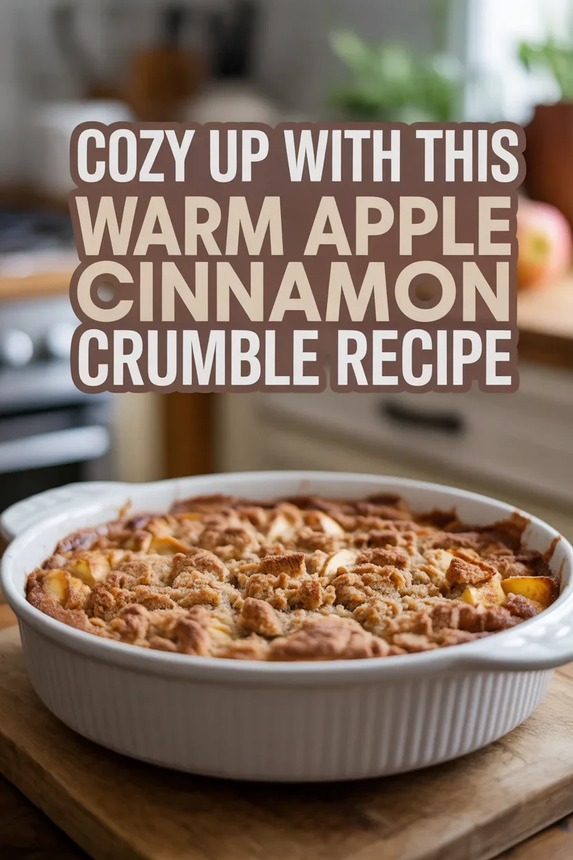 Cozy Up with This Warm Apple Cinnamon Crumble Recipe 33 Cozy Up with This Warm Apple Cinnamon Crumble Recipe