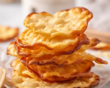Crispy Cottage Cheese Chips, high protein healthy snack, keto-friendly chips