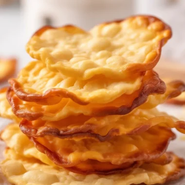 Crispy Cottage Cheese Chips, high protein healthy snack, keto-friendly chips