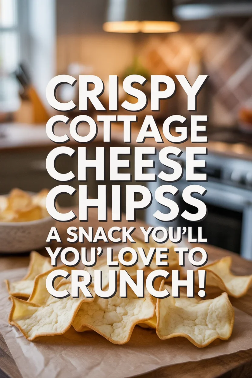 Crispy Cottage Cheese Chips