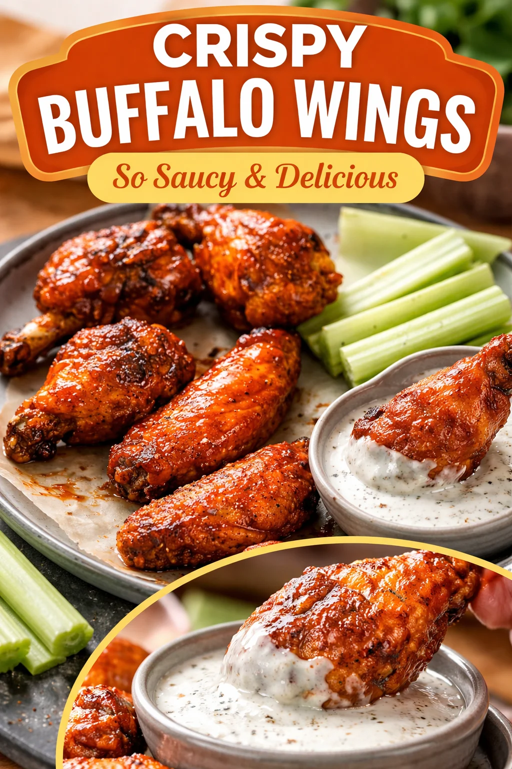 Crispy Oven-Baked Chicken Wings