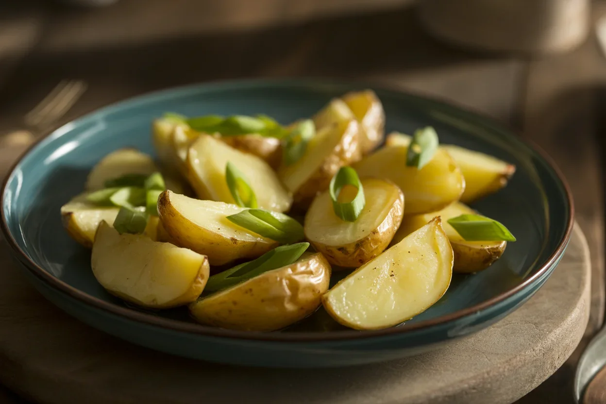 Delicious Oven Fried Potatoes & Onions for a Family Feast