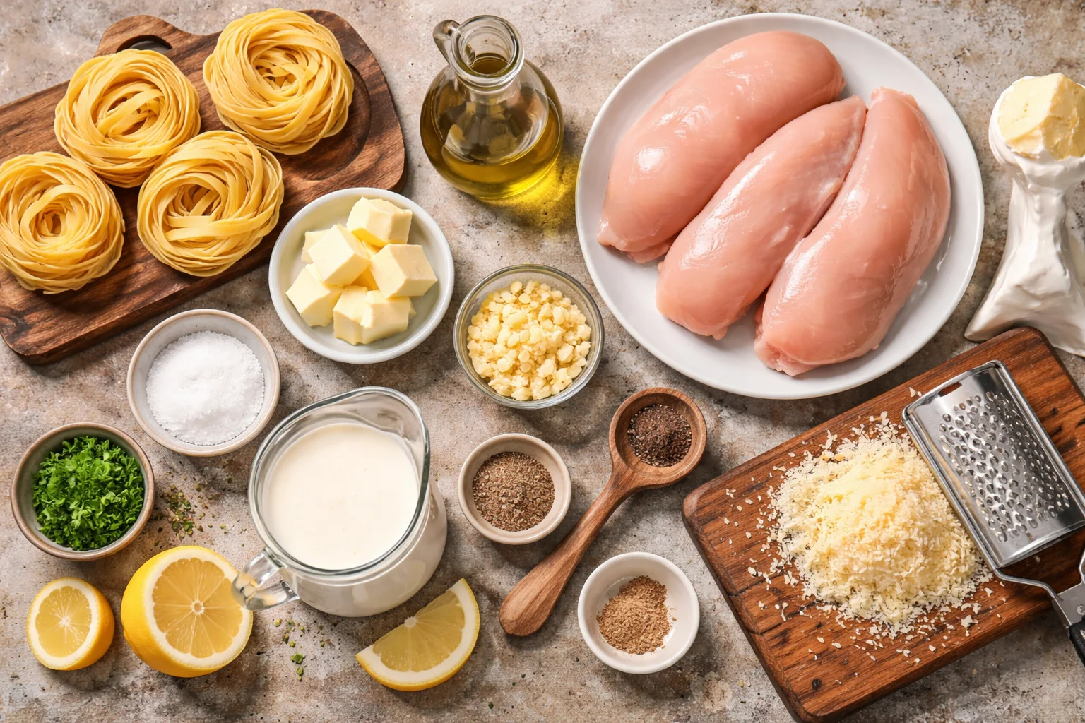 Creamy Chicken Alfredo Pasta
