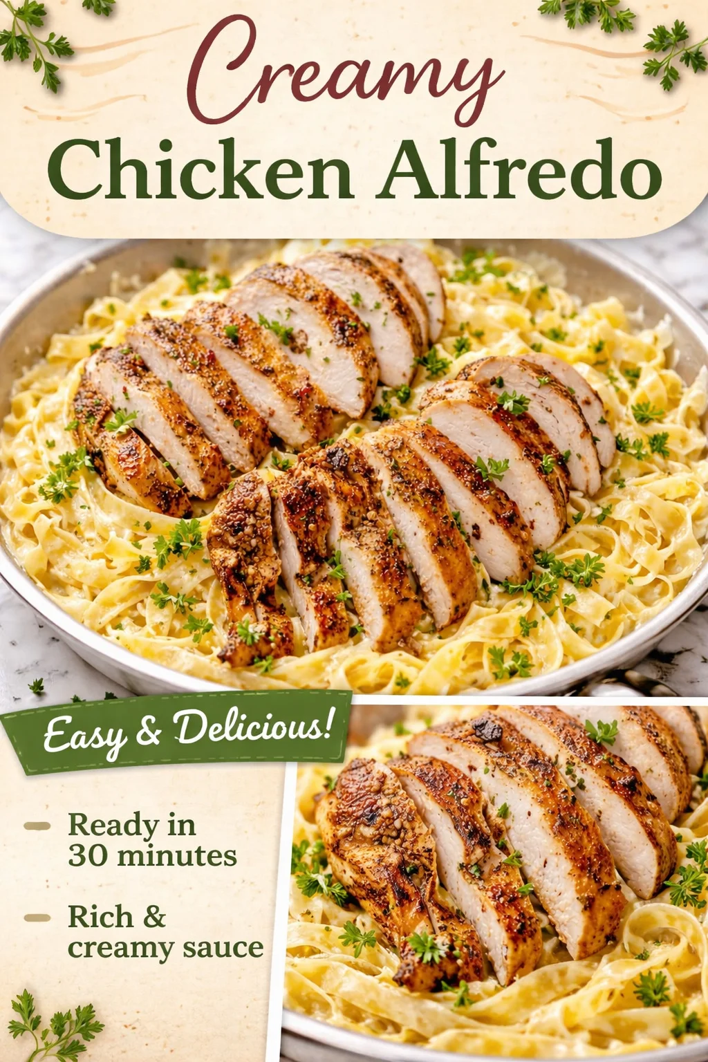 Deliciously Creamy Chicken Alfredo Pasta You’ll Love 33 Deliciously Creamy Chicken Alfredo Pasta You’ll Love