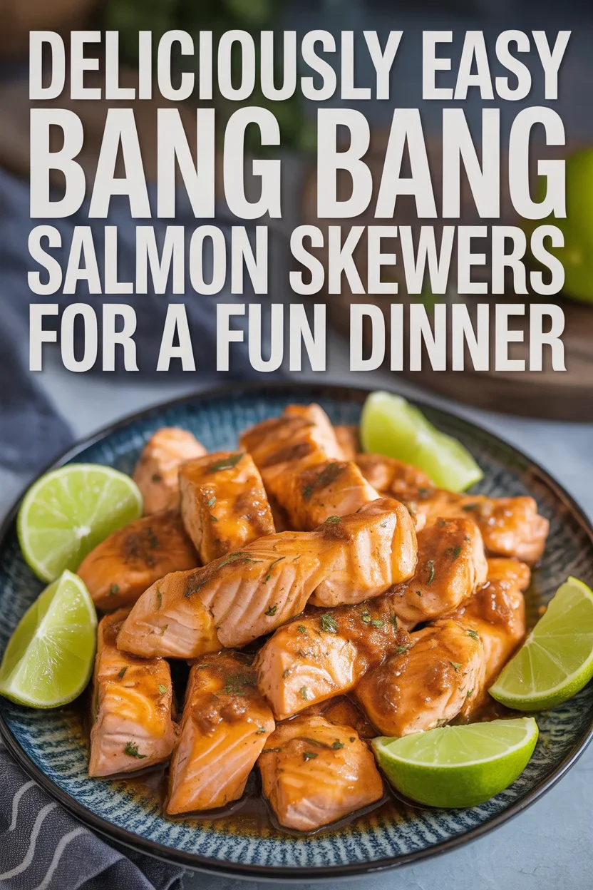Deliciously Easy Bang Bang Salmon Skewers for a Fun Dinner