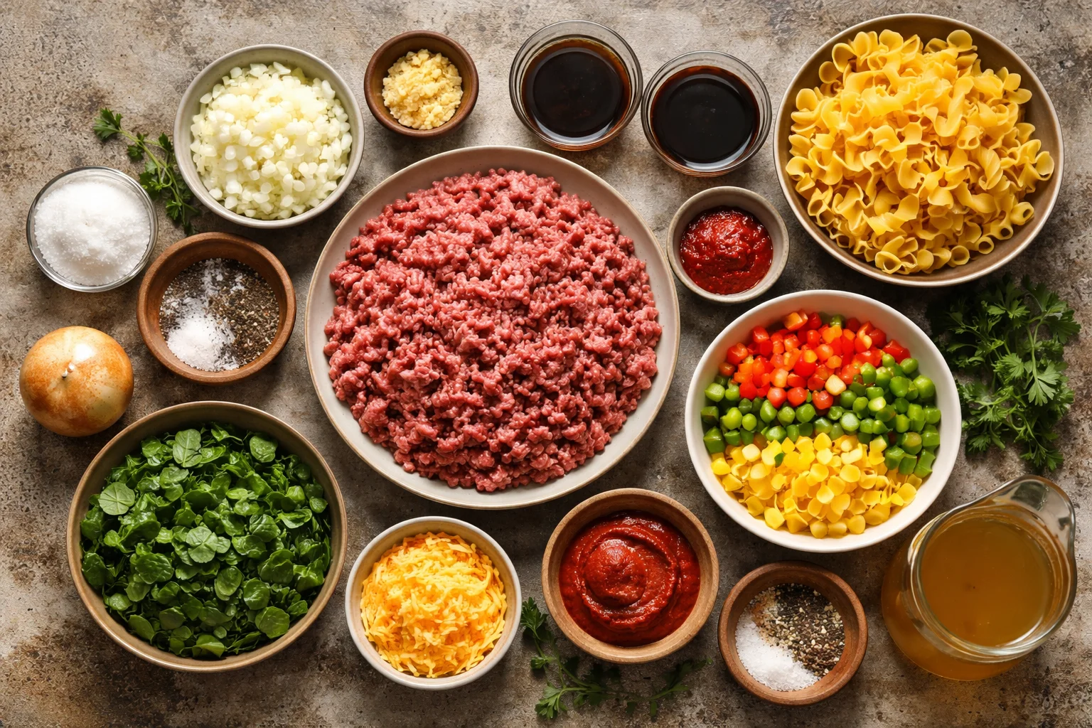 One-Pot Beef and Noodle Skillet