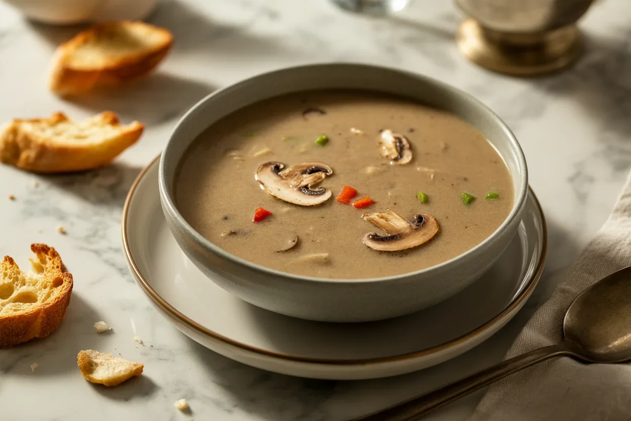 Hearty Chicken Mushroom Soup for Cozy Evenings