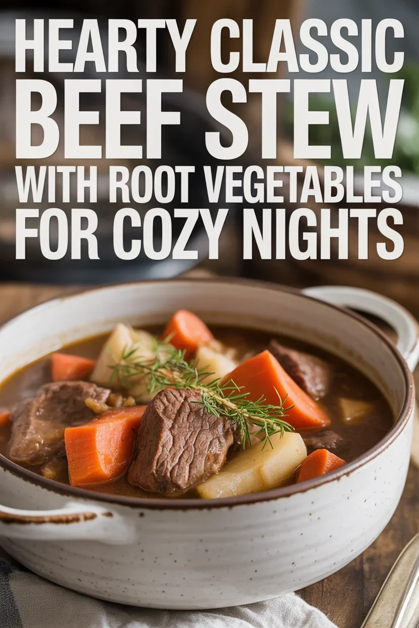 Hearty Classic Beef Stew with Root Vegetables for Cozy Nights 33 Hearty Classic Beef Stew with Root Vegetables for Cozy Nights