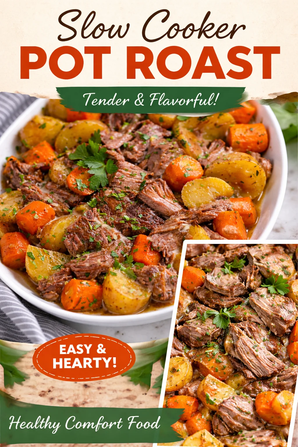Mouthwatering Slow Cooker Pot Roast with Potatoes Made Easy 33 Slow Cooker Pot Roast with Potatoes