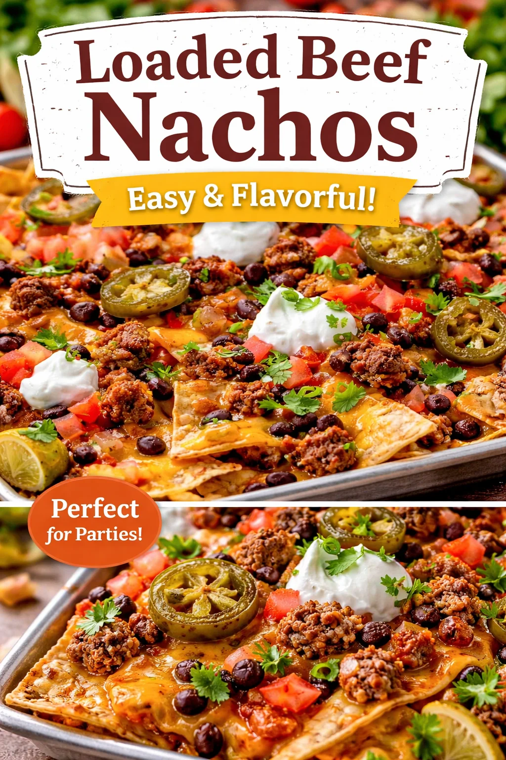 Satisfying Loaded Nachos with Ground Beef for a Game Day Feast 33 Loaded Nachos with Ground Beef