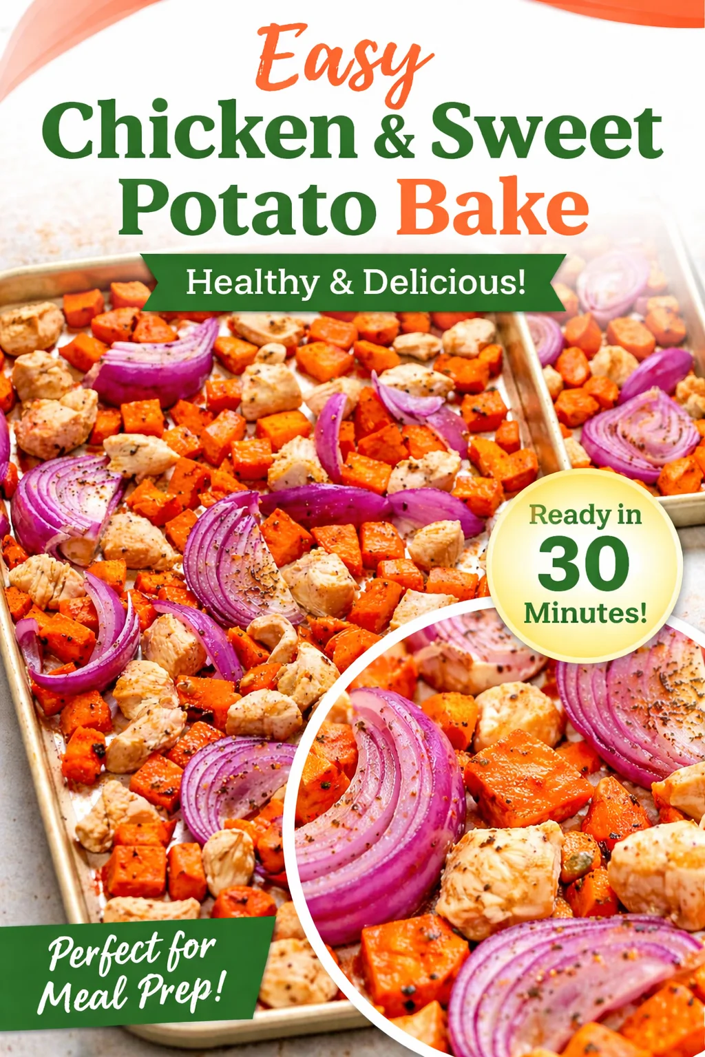 Sheet Pan Chicken and Sweet Potatoes
