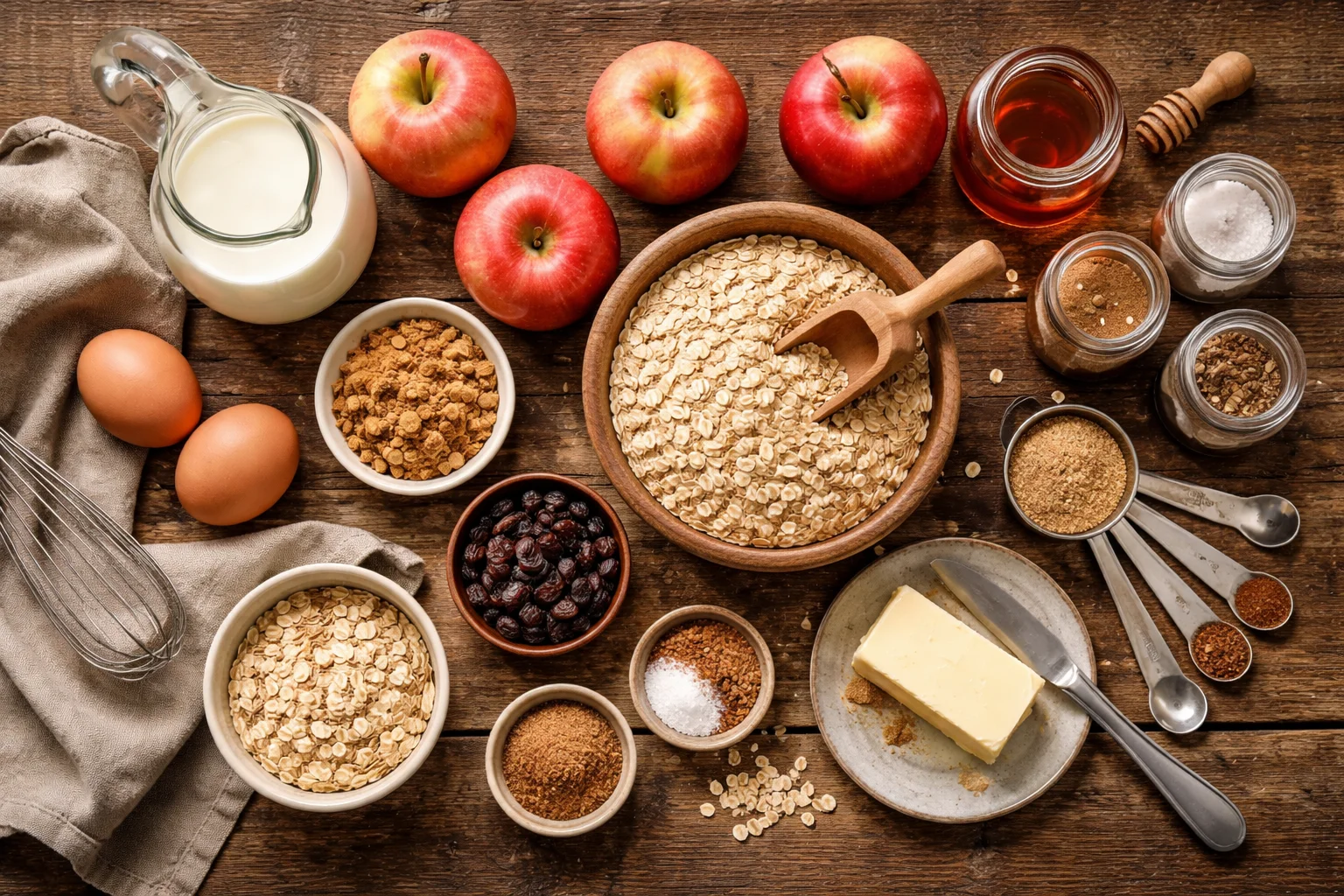 Warm & Cozy Apple Cinnamon Oatmeal Bake - A Simple Delight