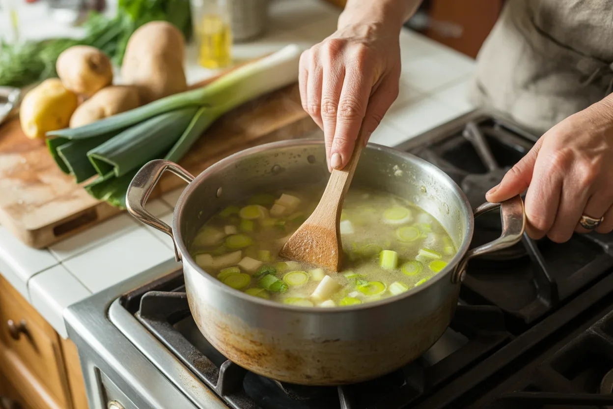 Cozy Potato Leek Soup