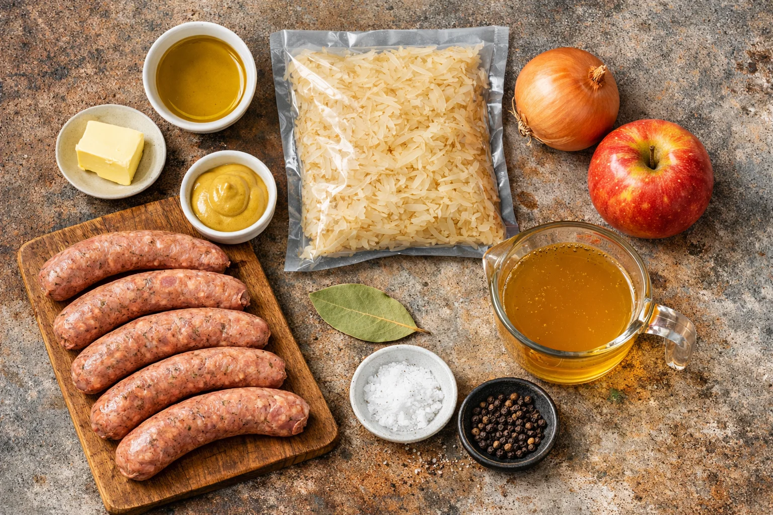 Bratwurst mit Sauerkraut: Ein Herzhaftes Rezept für Gemütliche Abende