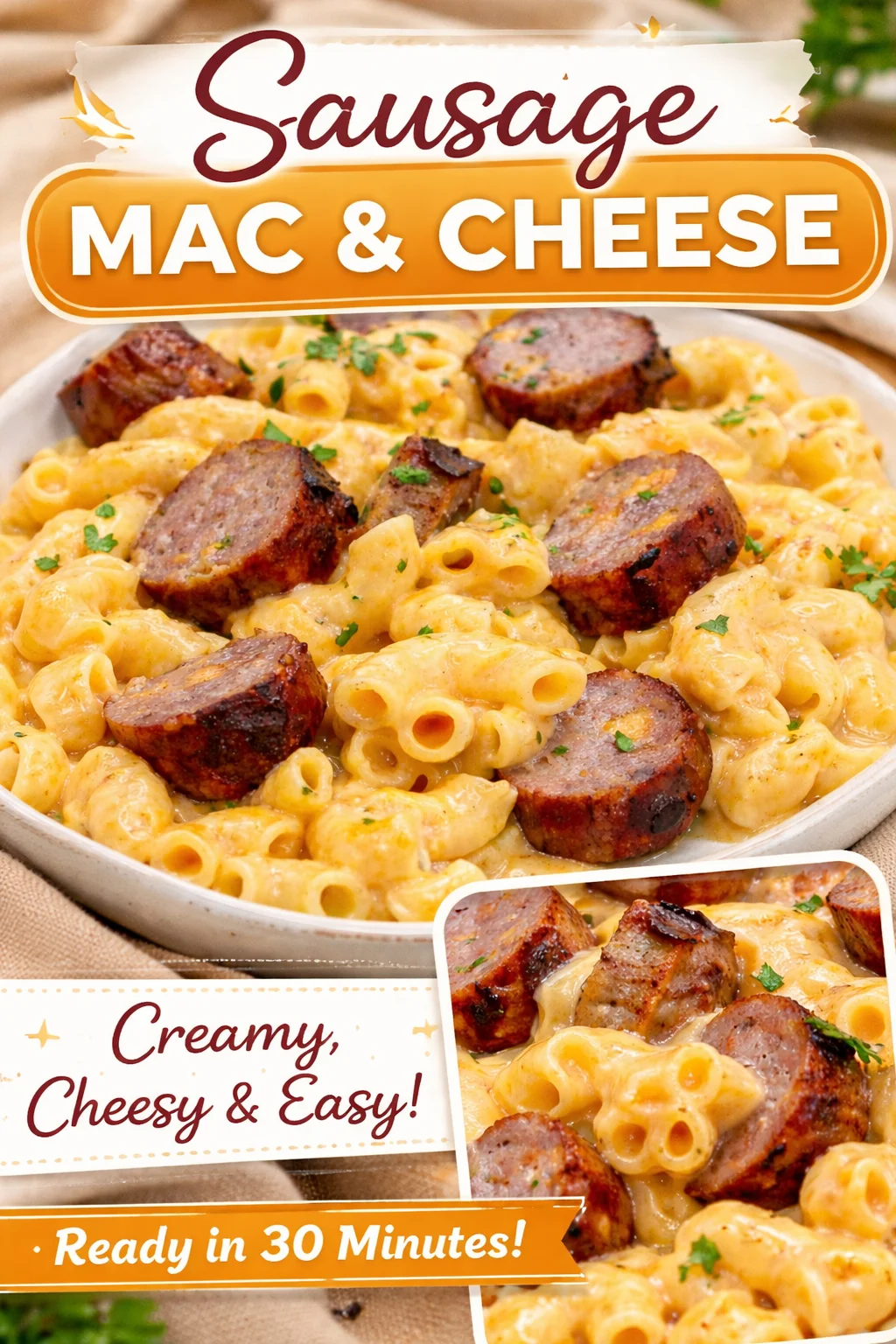 Cheesy Bratwurst Mac & Cheese That's Totally Irresistible