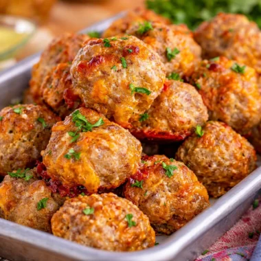 Plate of spicy Mexican donkey balls with jalapeños and melted cheese.