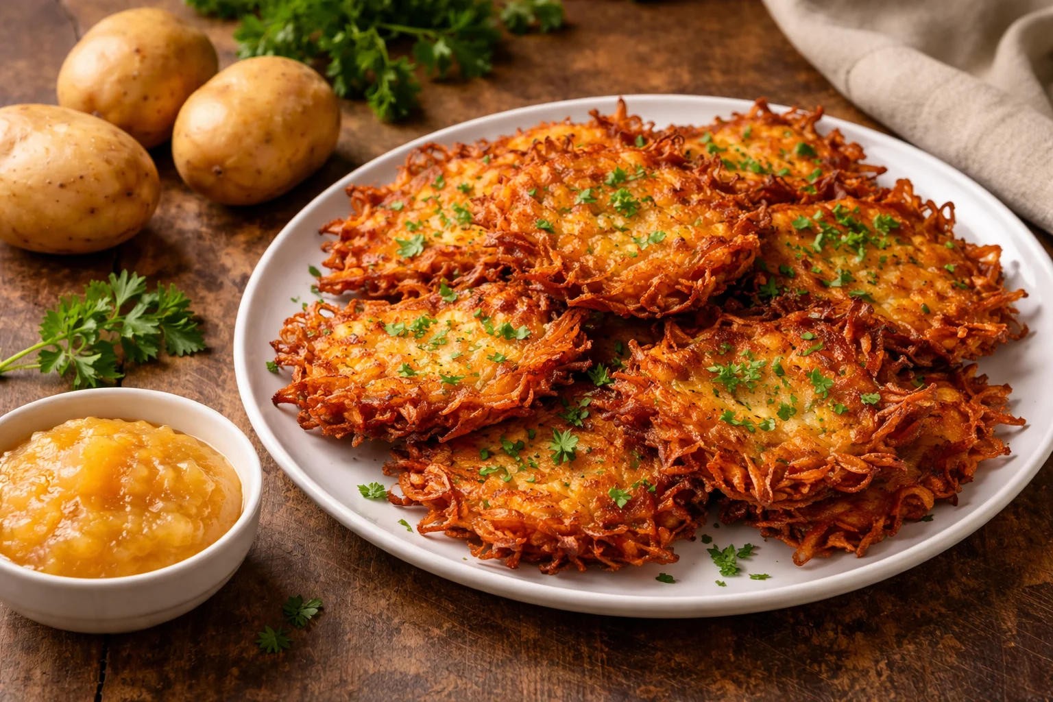 Leckere Kartoffelpuffer (Reibekuchen) – Die perfekte Beilage!