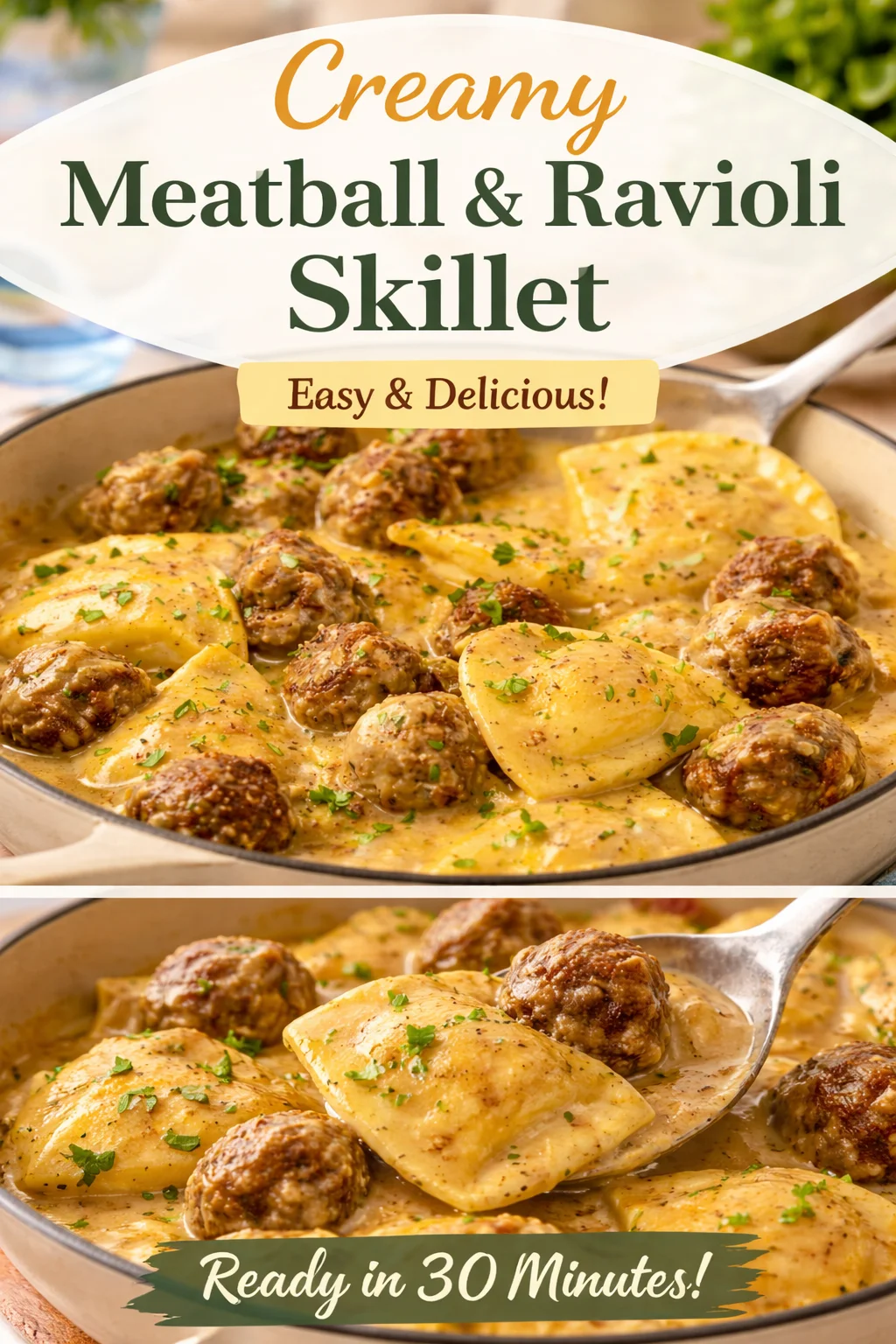 One Skillet Pierogi & Meatball Skillet: A Cozy Dinner Delight 34 One Skillet Pierogi & Meatball Skillet