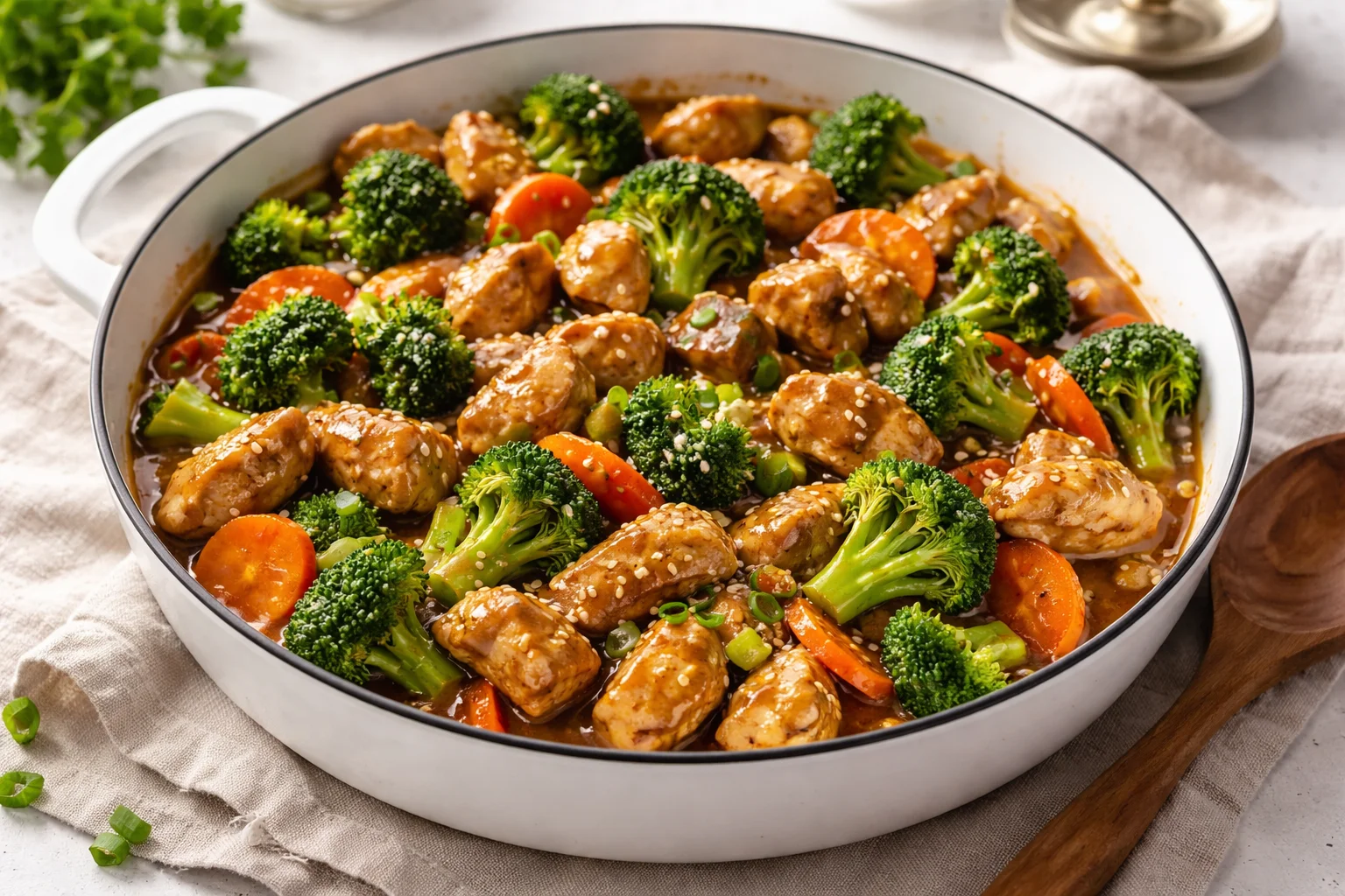 Honey Garlic Chicken Stir Fry