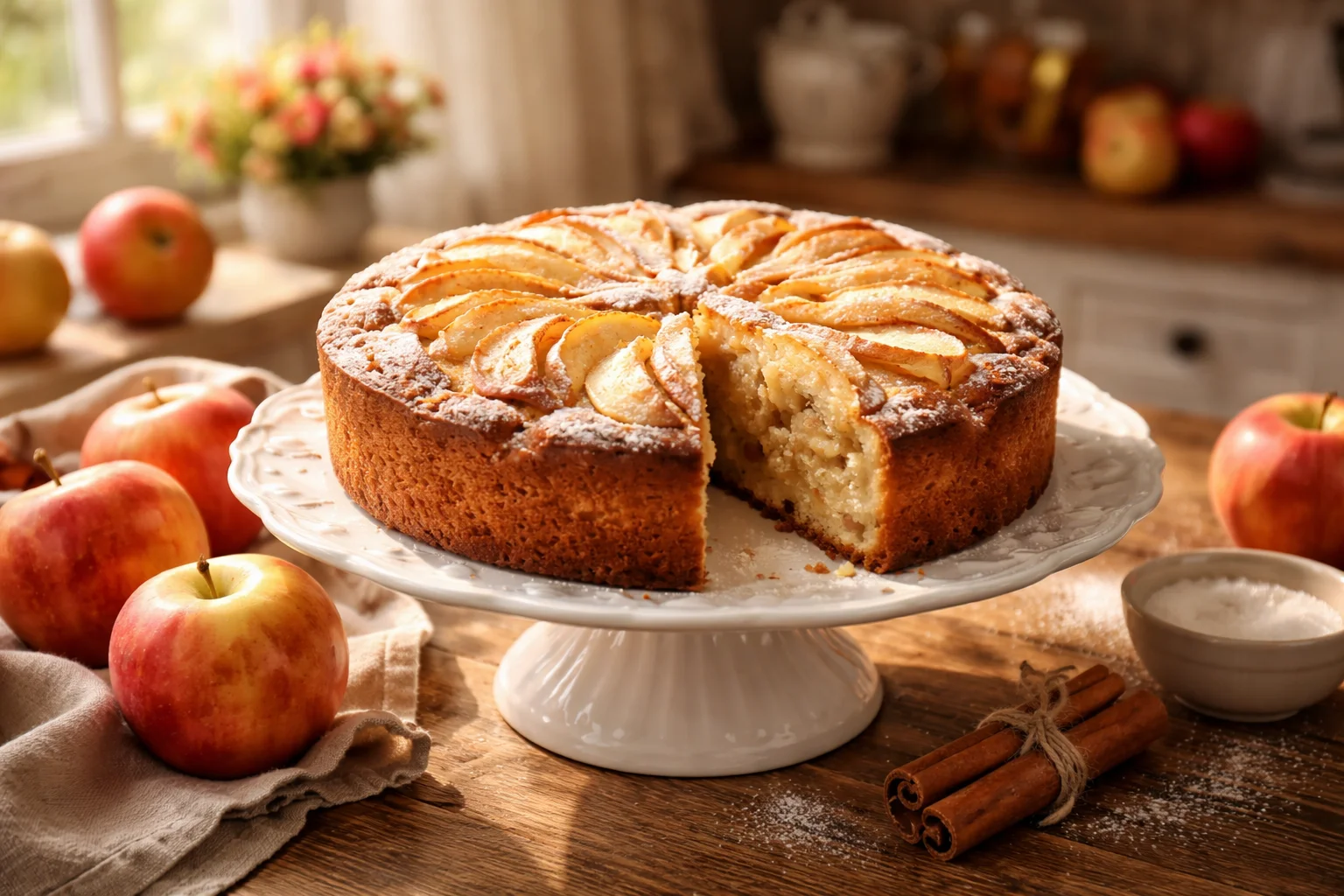 Traditional Rhenish Apple Cake (Apfelriemchen) Recipe