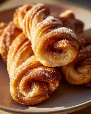 Delicious cinnamon twists that melt in your mouth, fresh and sweet.