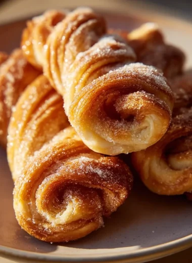 Delicious cinnamon twists that melt in your mouth, fresh and sweet.