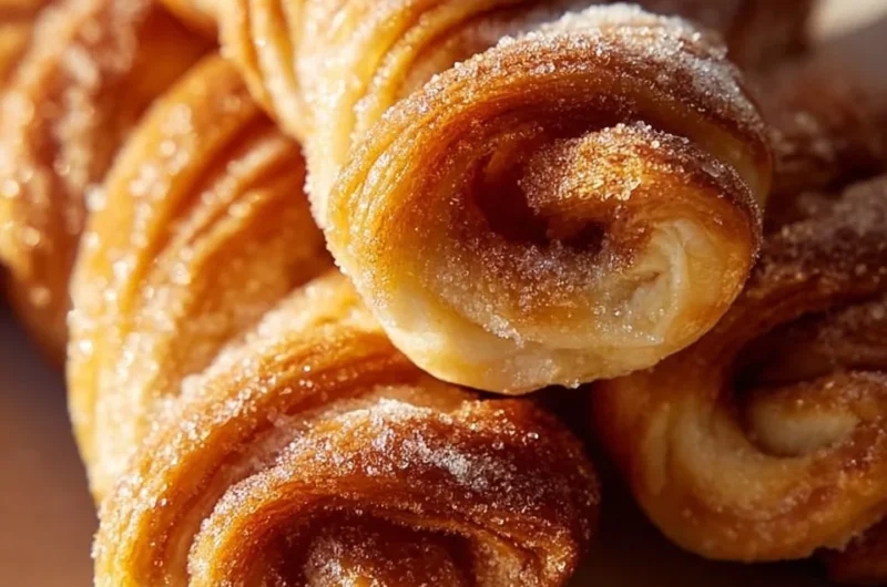 Delicious cinnamon twists that melt in your mouth, fresh and sweet.