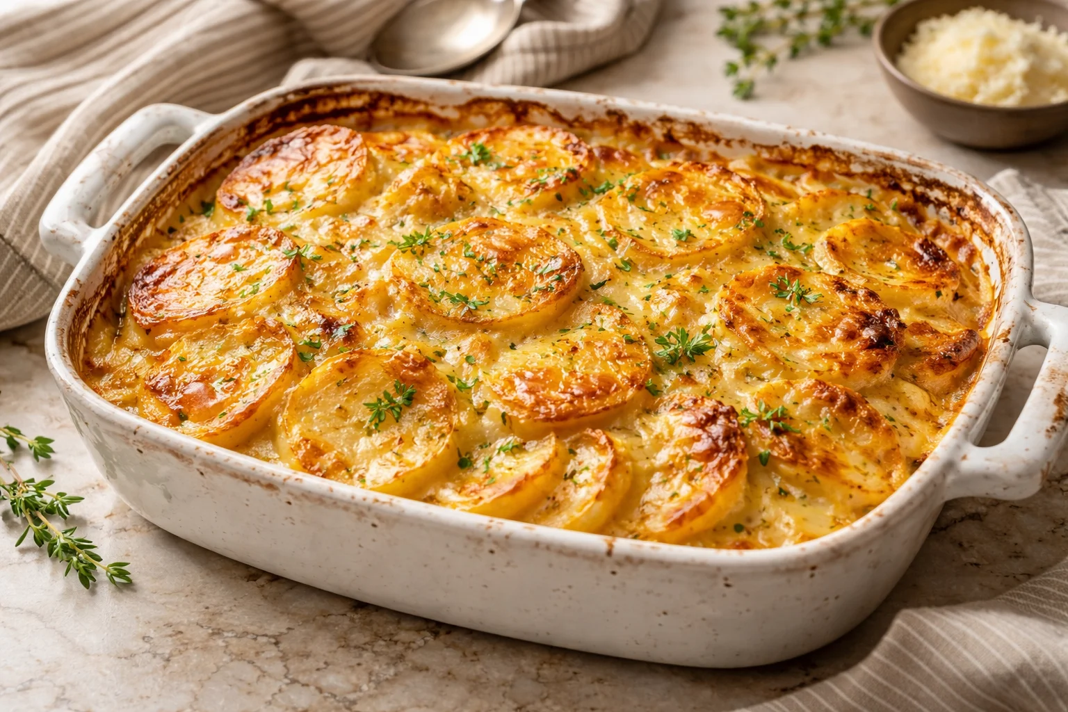 Creamy and Cheesy Scalloped Potatoes You'll Crave Again!