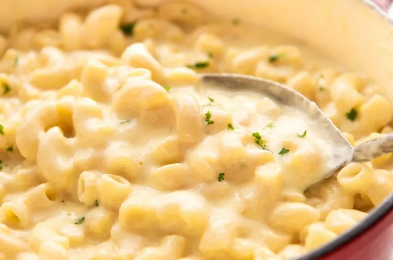 Creamy stovetop mac n cheese easy recipe no bake made with just 6 ingredients