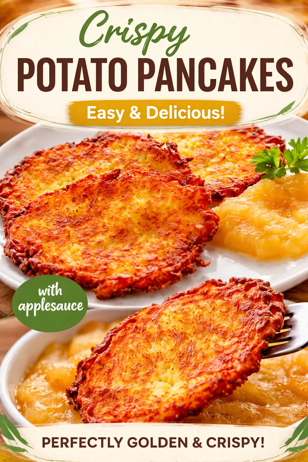 Deliciously Crispy German Potato Pancakes Recipe (Kartoffelpuffer)