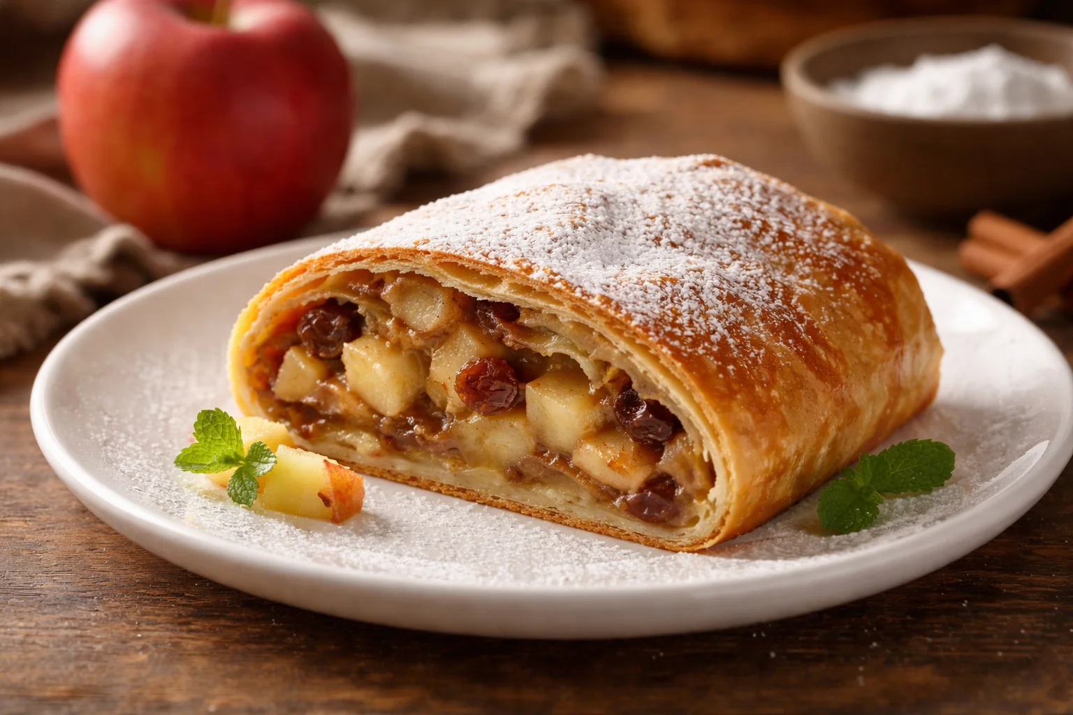 Deliciously Easy German Apple Strudel (Apfelstrudel) Recipe