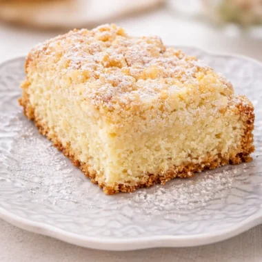 The Best Streuselkuchen Recipe - Classic German Crumb Cake with delicious streusel topping