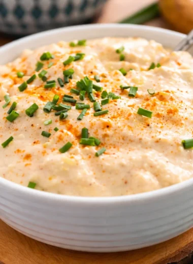 Delicious Obatzda - Authentic German Cheese and Beer Spread served with pretzels.