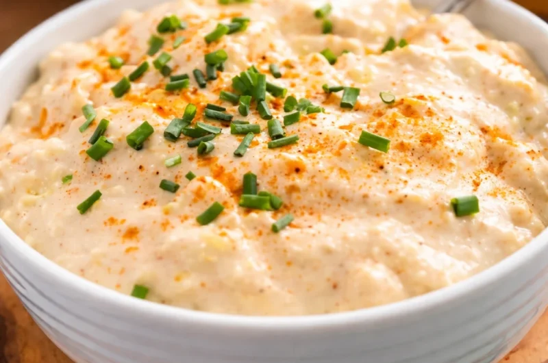 Delicious Obatzda - Authentic German Cheese and Beer Spread served with pretzels.