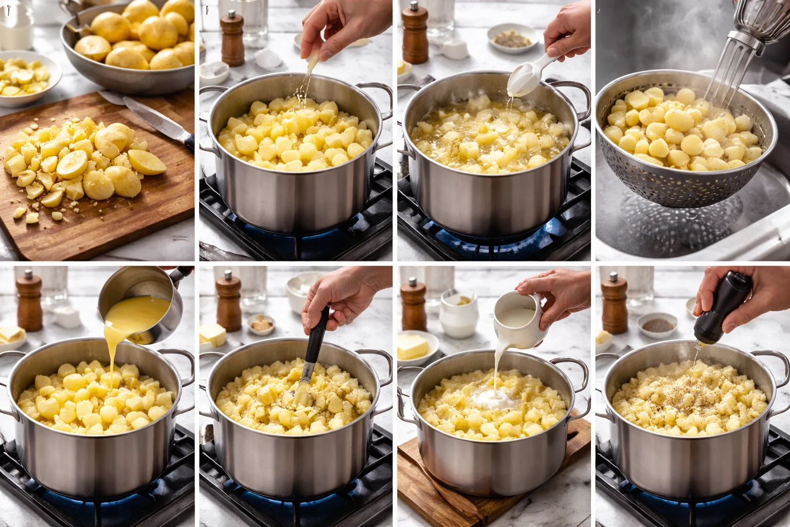 Easy Mashed Potatoes for 8 People – Perfect for Gatherings!