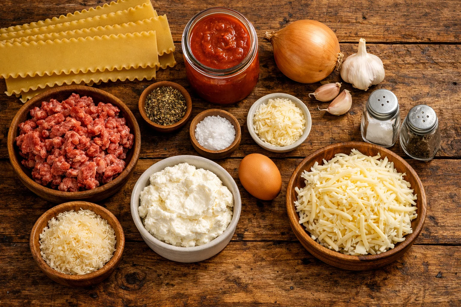 easy meat lasagna