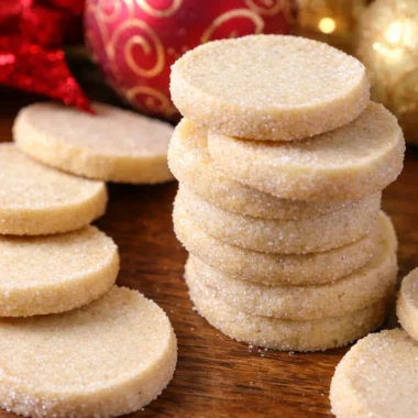 German Heidesand cookies - buttery brown butter shortbread cookies that melt in your mouth.